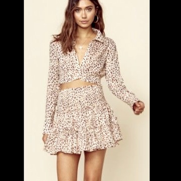 Blue Life Dresses & Skirts - NWT Blue Life Caden Crop/ Niko Skirt Cheetah Set
